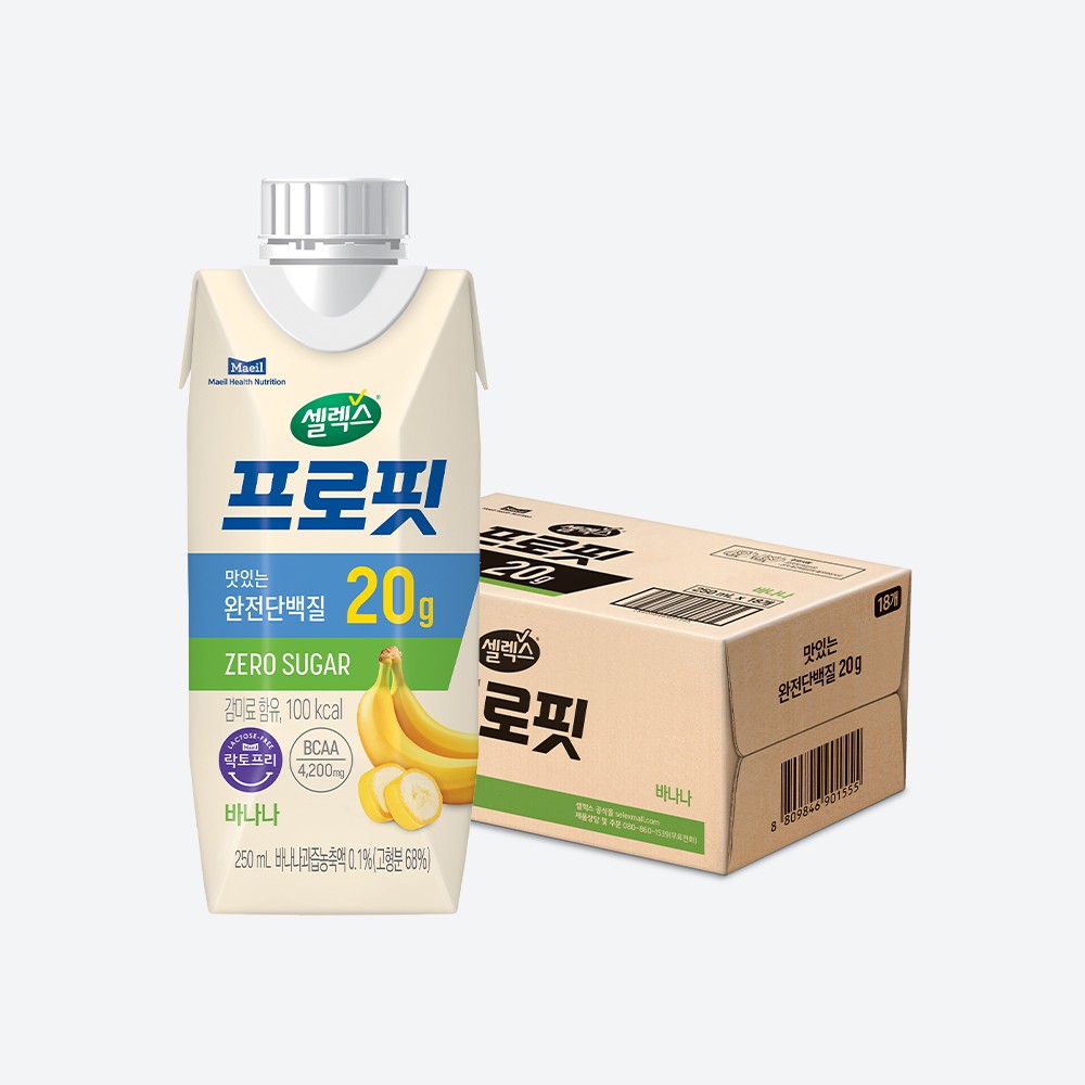 셀렉스 프로핏 완전단백질 음료 바나나
