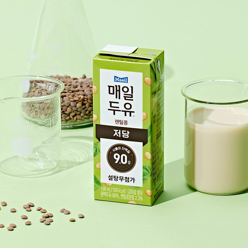 매일두유 렌틸콩 저당두유 190ml