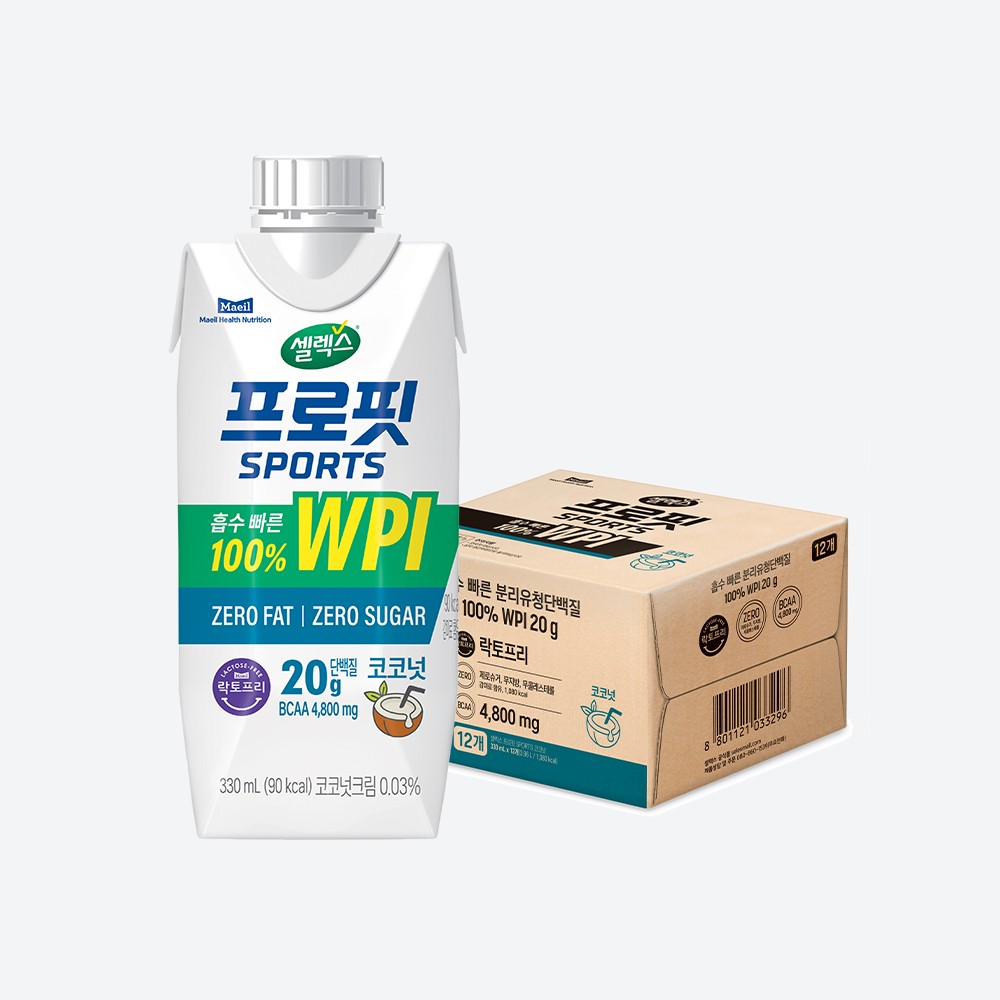 셀렉스 프로핏 스포츠 WPI 드링크 코코넛