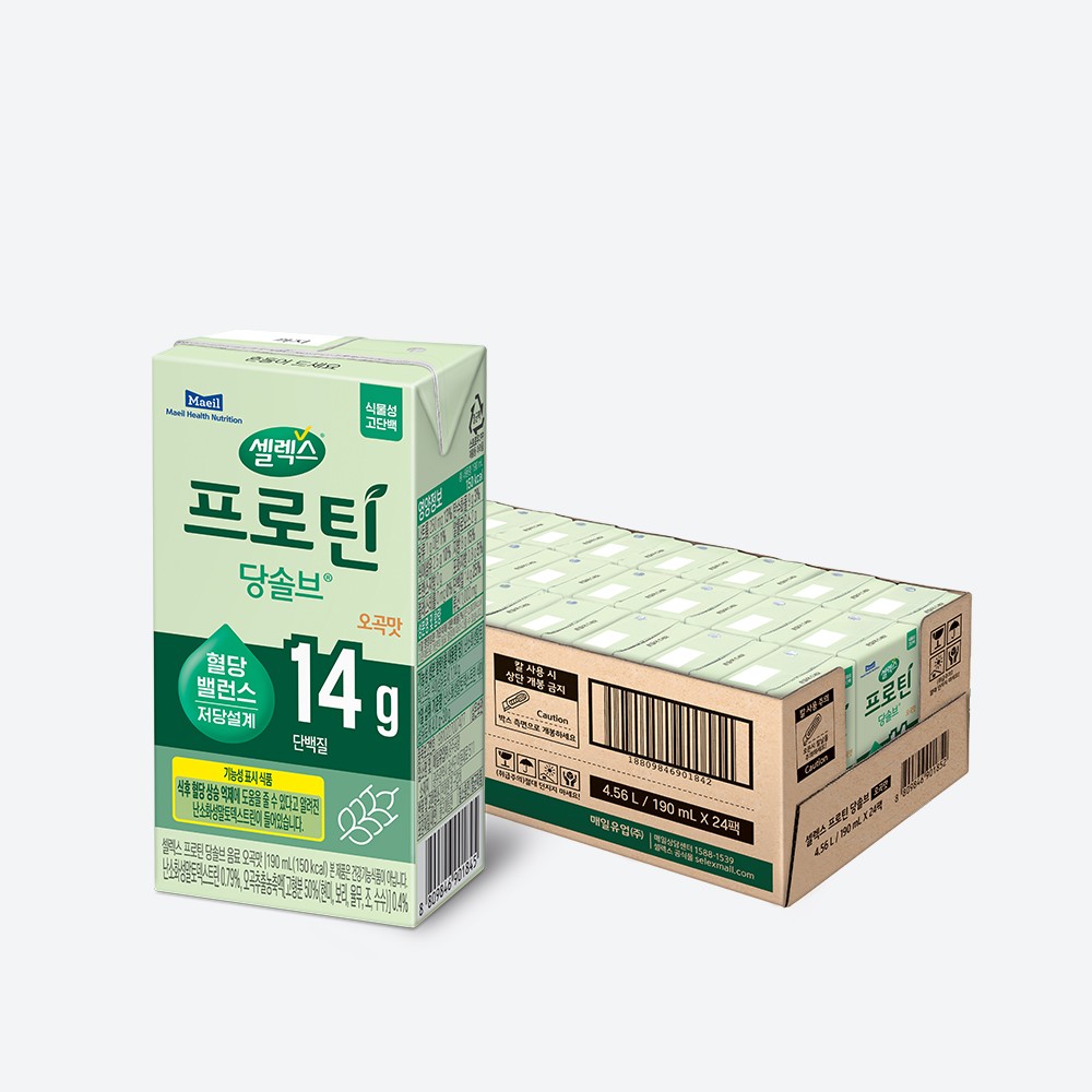 셀렉스 프로틴 당솔브 음료 오곡